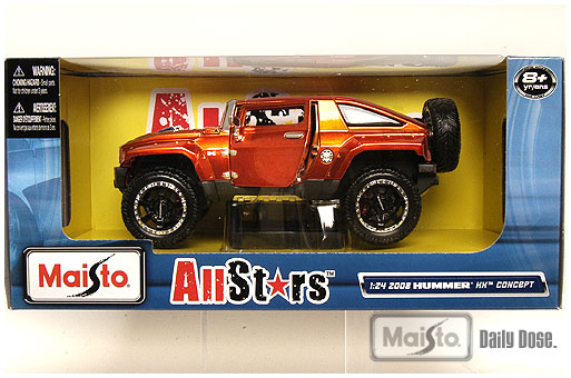 These came in today, 1:24/1:26 scale AllStars, 2008 Hummer HX Concept and 